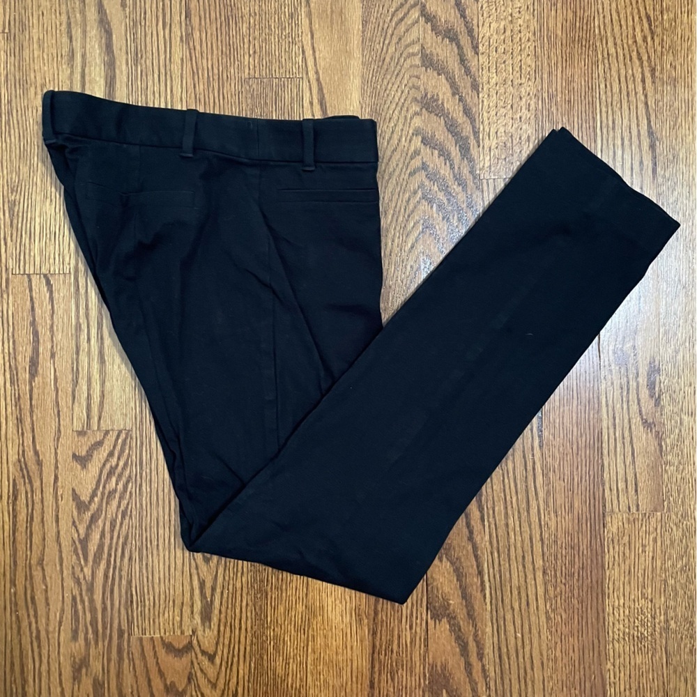 J. by J.Crew Black Trouser Straight Leg Women's Size 4R